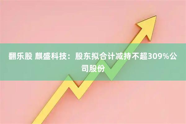 翻乐股 麒盛科技：股东拟合计减持不超309%公司股份