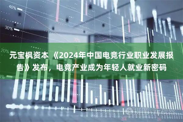 元宝枫资本 《2024年中国电竞行业职业发展报告》发布，电竞产业成为年轻人就业新密码